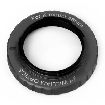 William Optics 48mm Wide T-Ring for Pentax K-Mount - Black
