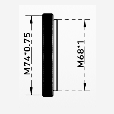 iOptron iAFS3 Camera Adapter - M68x1
