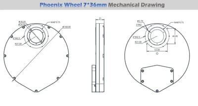 Player One Phoenix Wheel 7x36
