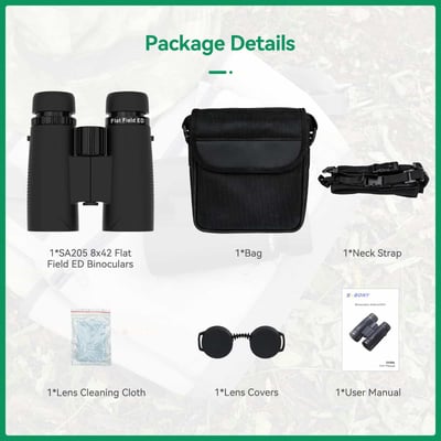 SVBONY SA205 8x42 ED Flat-field