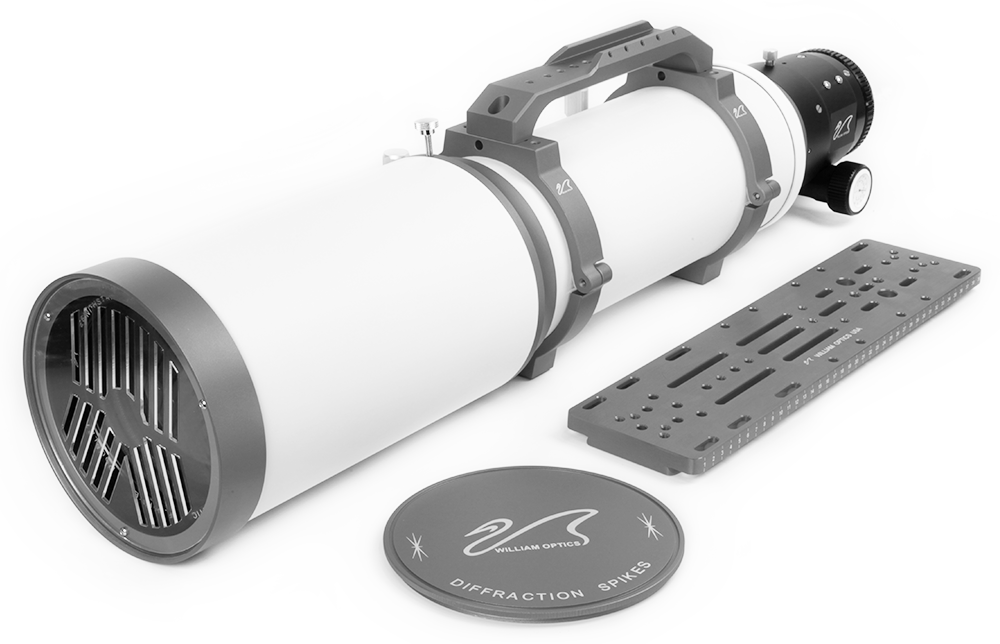 William Optics FLT 132 Triplet Refractor Telescope with Rack and Pinion Focuser - Space Grey