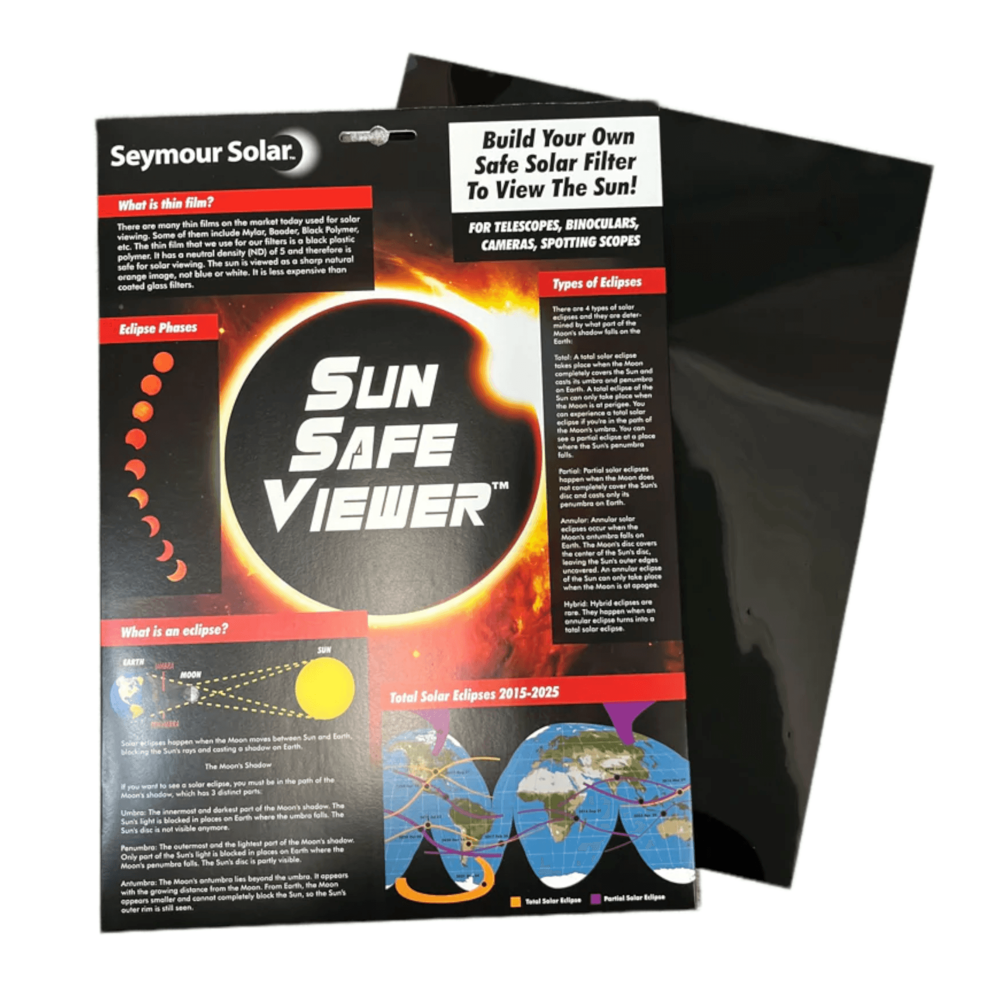 Seymour Solar Hyperion Solar Filter Thin Film Sheets