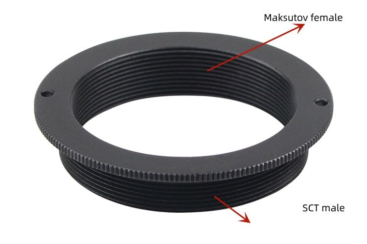 All-Star Telescope SCT Male to Maksutov Female Adapter
