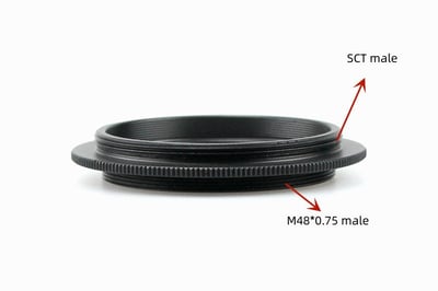 All-Star Telescope Canada Core SCT Male to M48M Adapter