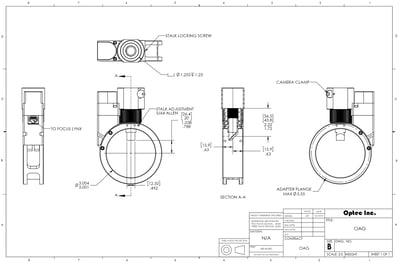 Optec Sagitta Off-Axis Guider with Integrated Stepper Motor