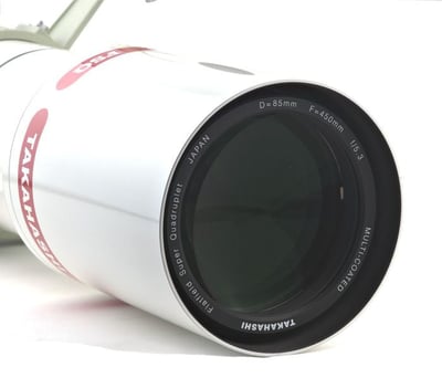 Takahashi FSQ-85EDX f/5.3 Petzval Refracting Telescope - With Flattener