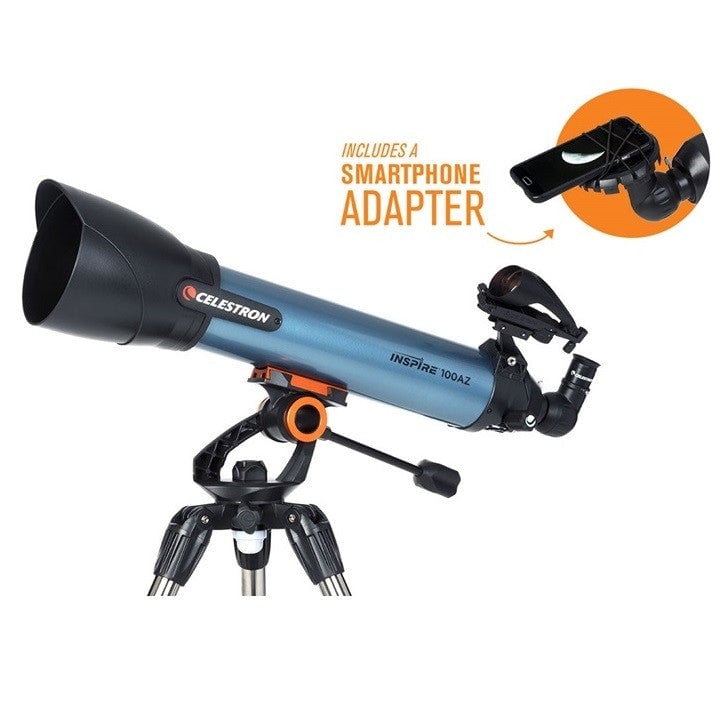 Celestron Inspire 100AZ Refractor Telescope - 22403