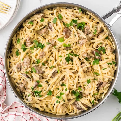 Sausage Alfredo