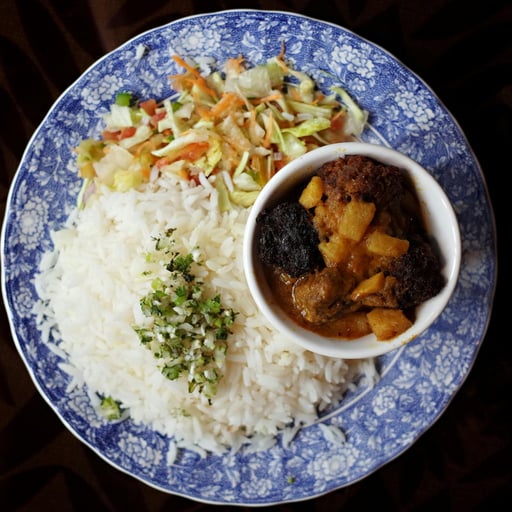 Ema Datshi Rice Plate