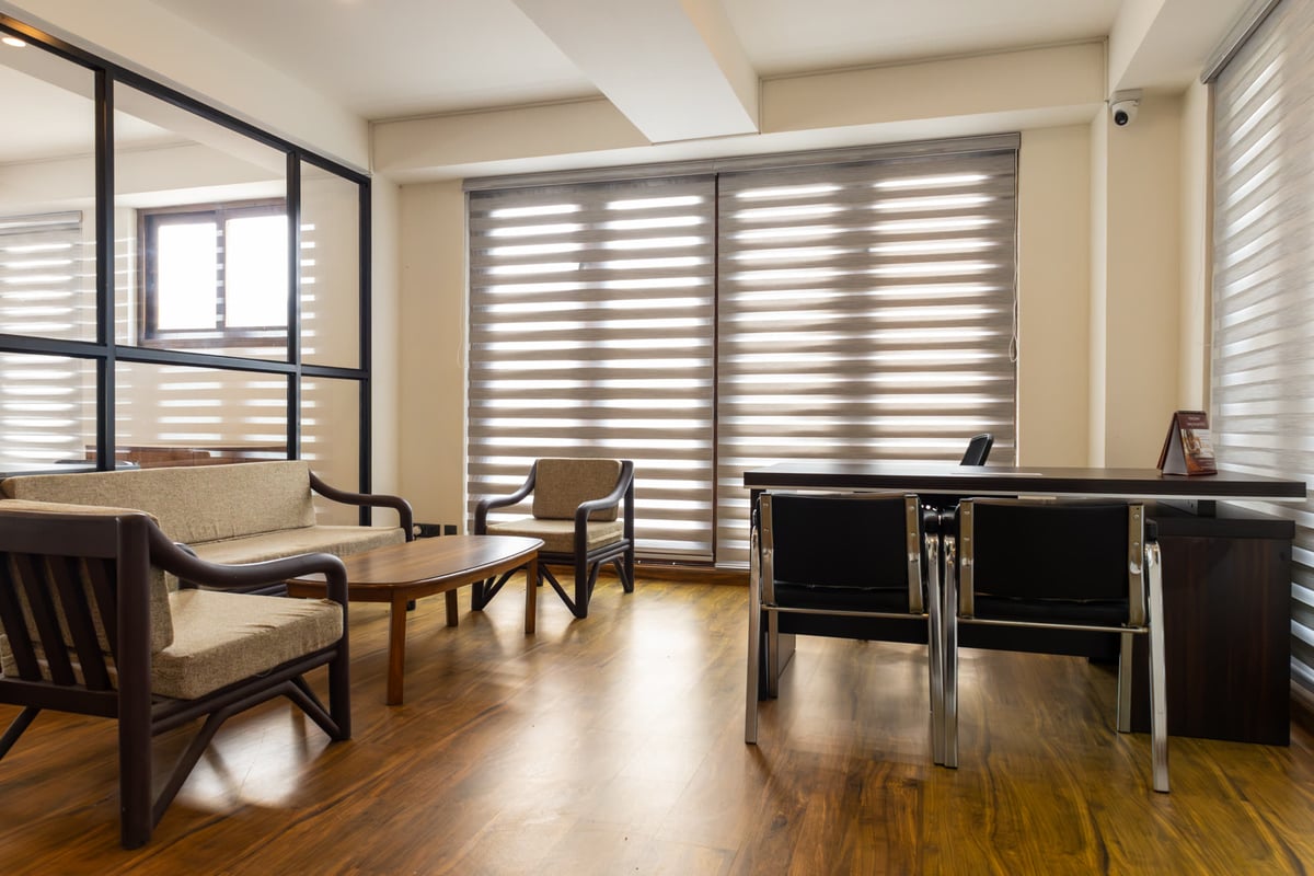 Private office inside Global Trade