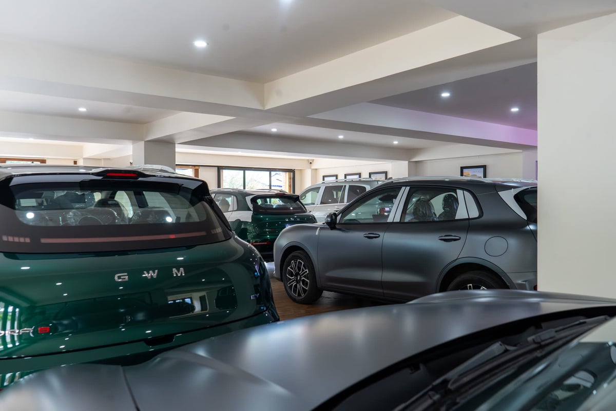 New GWM arrivals filling the showroom floor