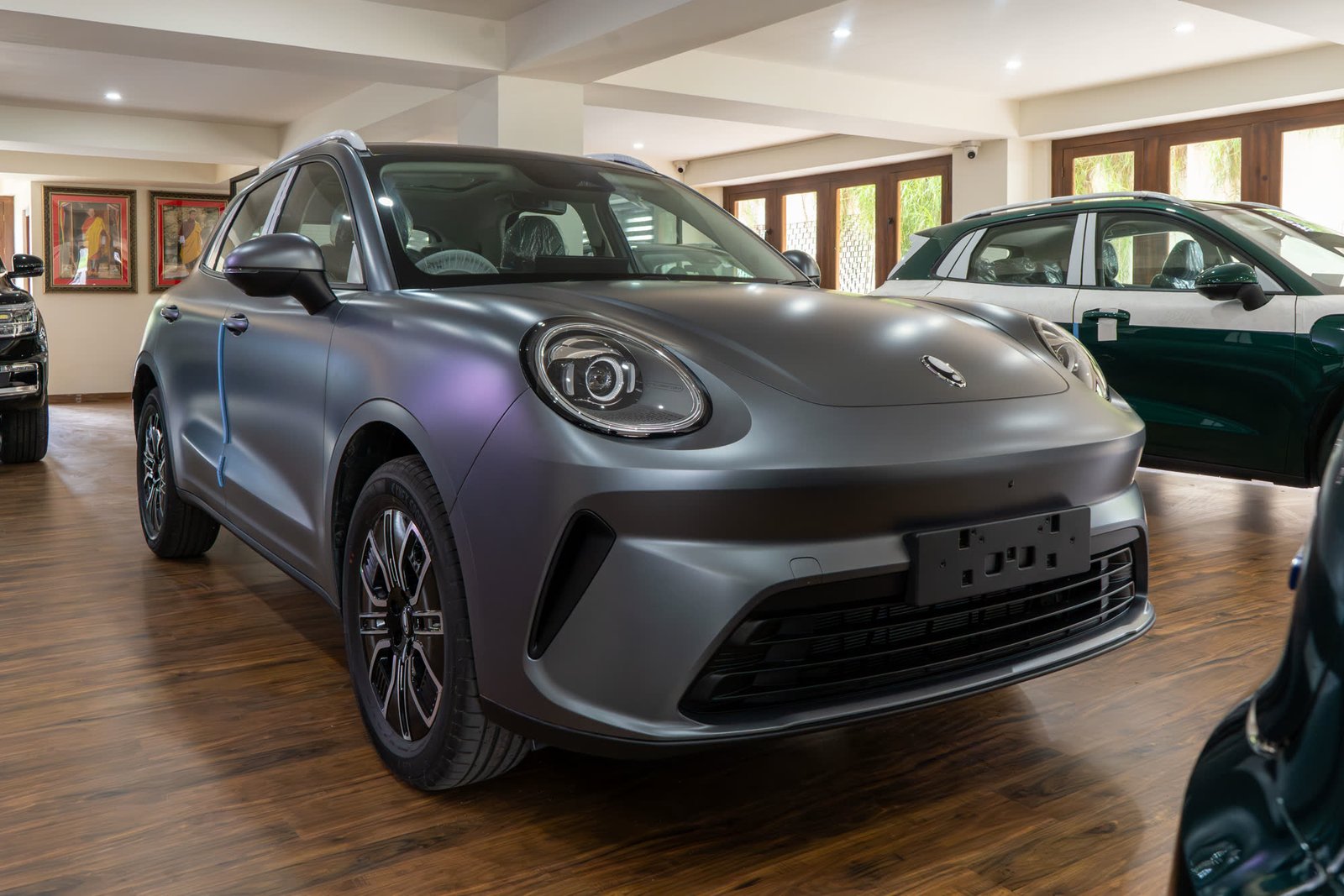 Matte-grey ORA 5 newly arrived in the showroom