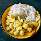 Mixed Veg Curry with Rice