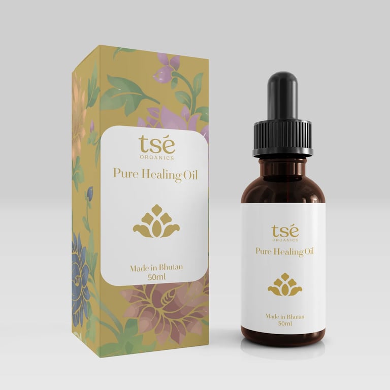 Tsé Pure Healing Oil — box and bottle