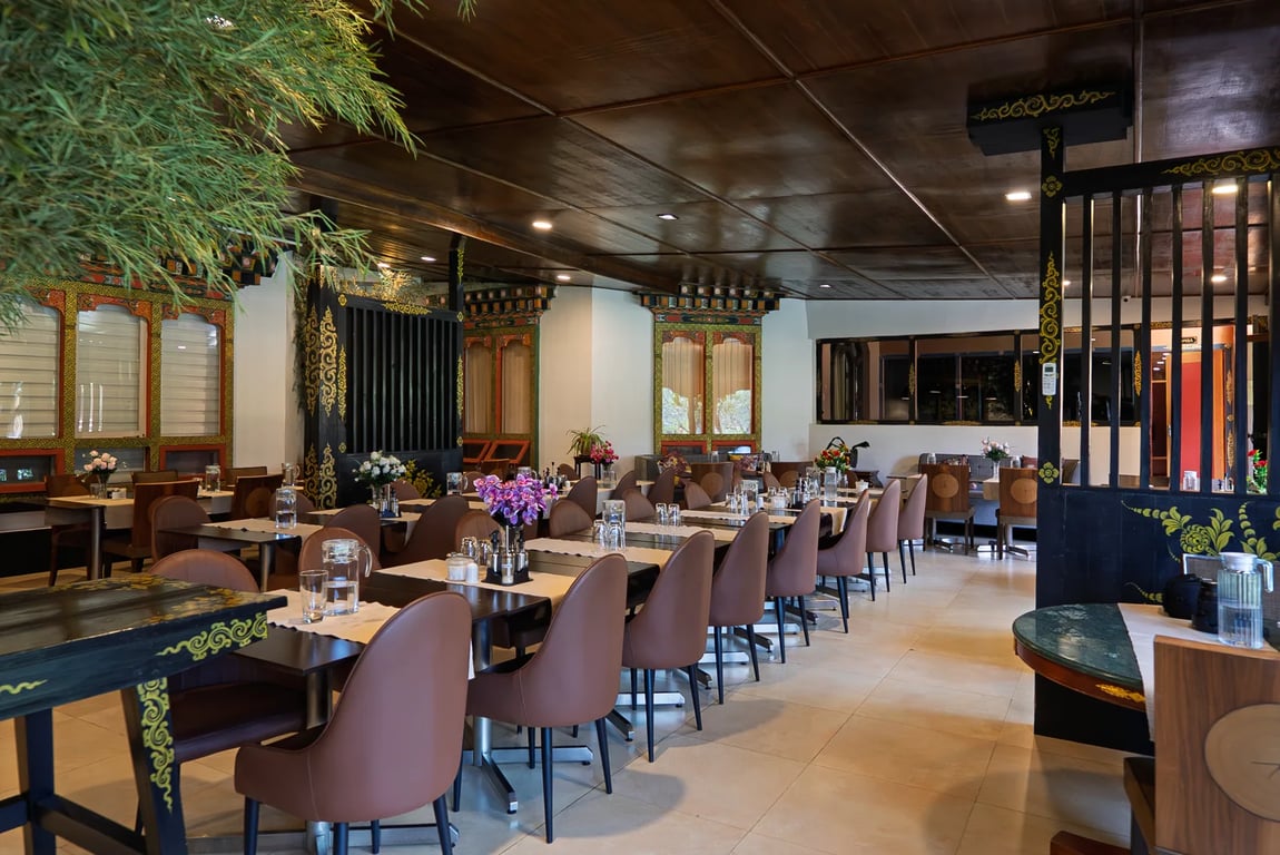 Inside the restaurant