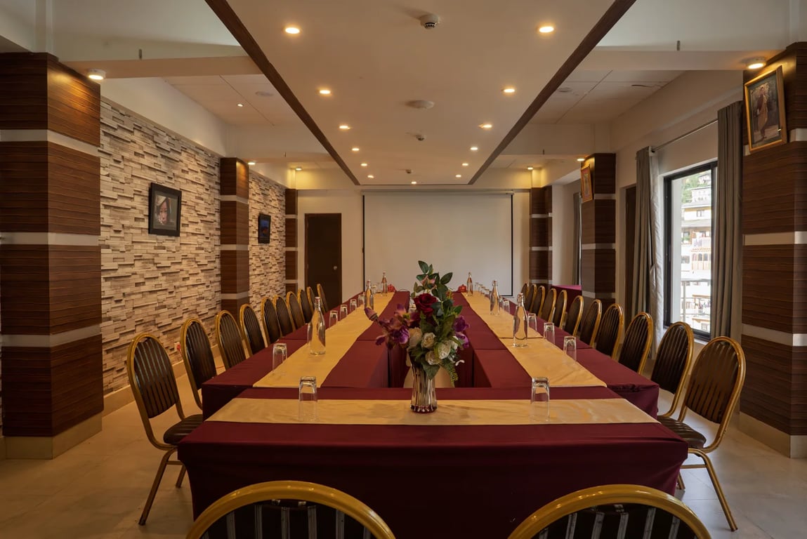 The conference hall