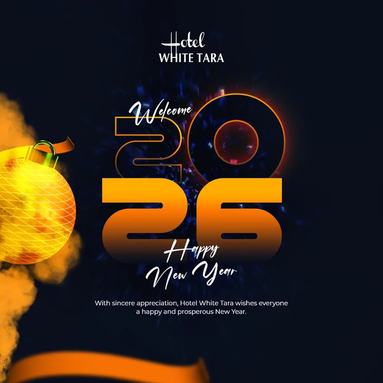 Social media post design for Hotel White Tara