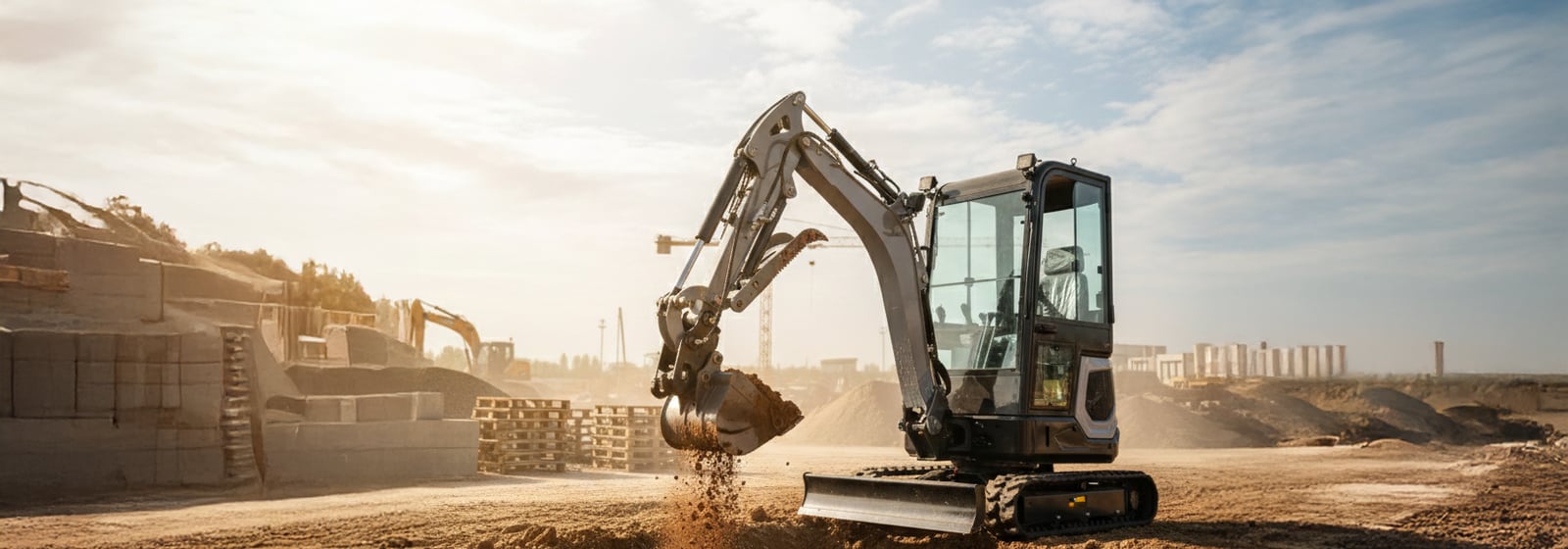 Maszyny budowlane z Chin - koparki i ładowarki z certyfikatem CE