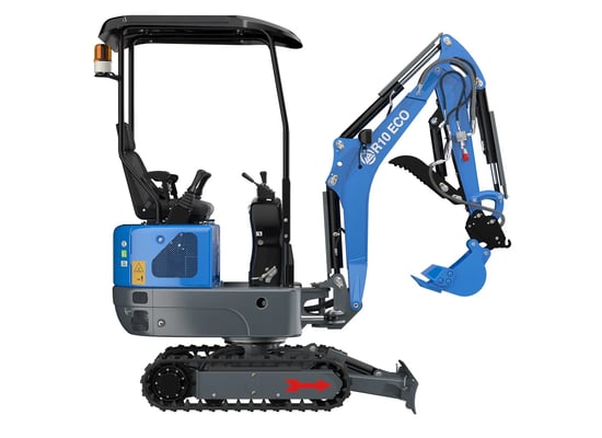Minikoparka RIPPA R10 — detal