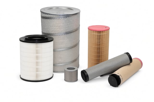Motorluftfilter mit Haupt- und Sicherheitselement