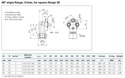 Bosch Rexroth 1515702147 Verschraubung