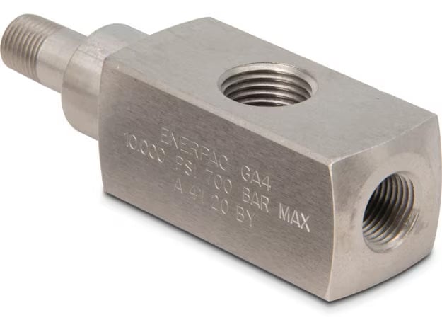 Enerpac GA4 Manometer und Anschluss - Bild 1