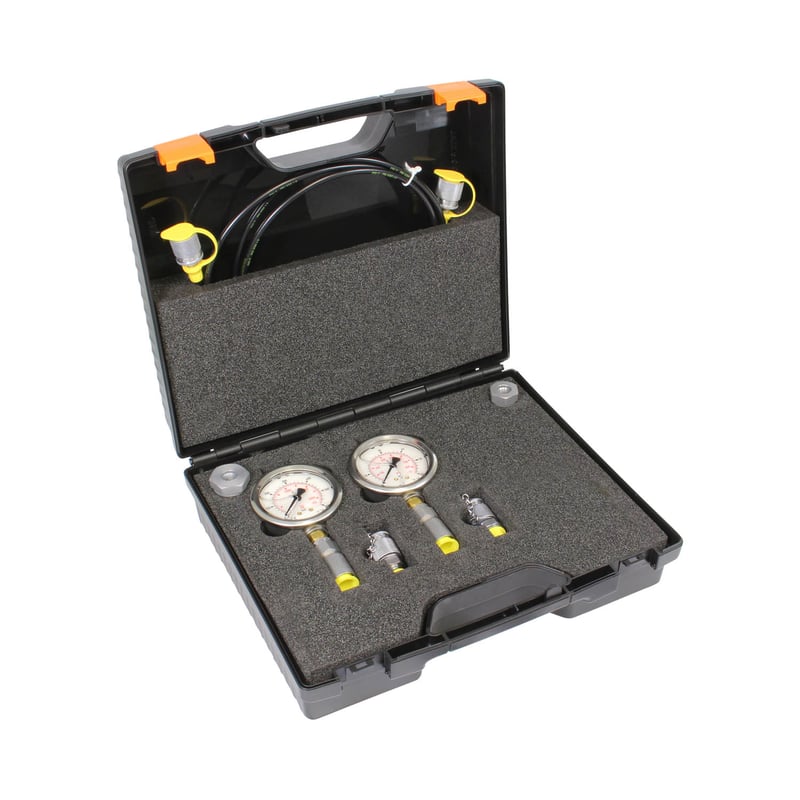 STAUFF 1210026930 STAUFF Test 20 Messboxen mit zwei Manometern (Durchmesser 63 mm)