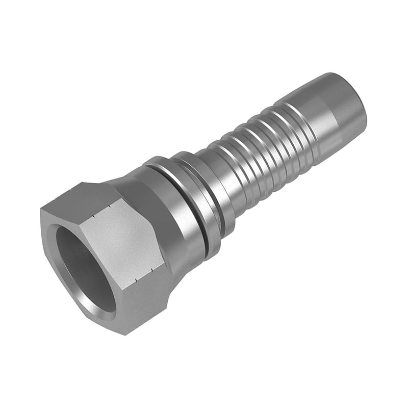 STAUFF 6100095650 Gerade Schlauchnippel mit Innengewinde aus Stahl