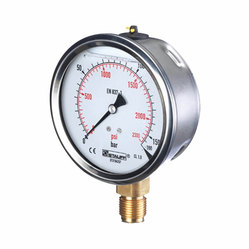 STAUFF 1910000409 Analoge Rohrfeder-Manometer