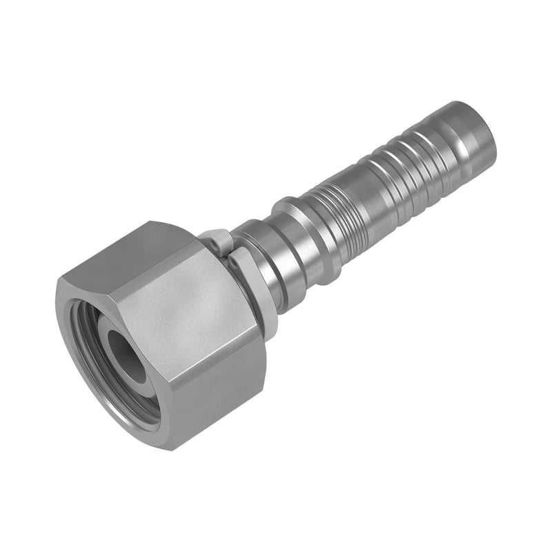 STAUFF 6100095342 Gerade Schlauchnippel mit Innengewinde aus Stahl (Interlock)