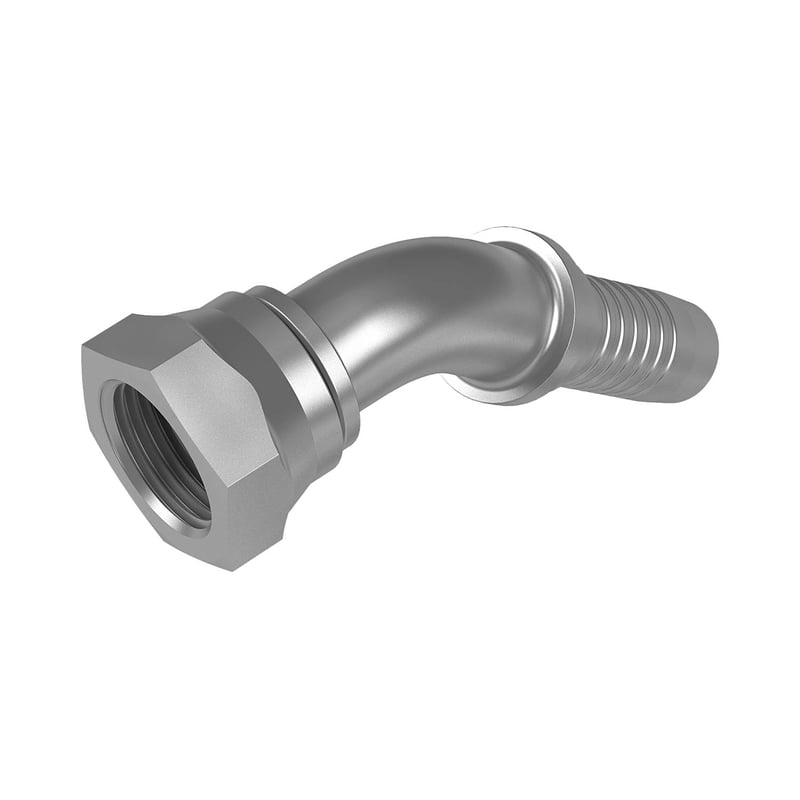 STAUFF 6100096408 45° Schlauchnippel mit Innengewinde aus Stahl