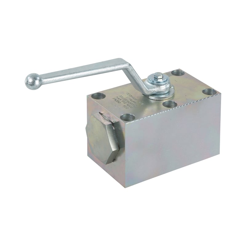 STAUFF 3404001464 Zwei-Wege-Kugelhähne für den Plattenaufbau