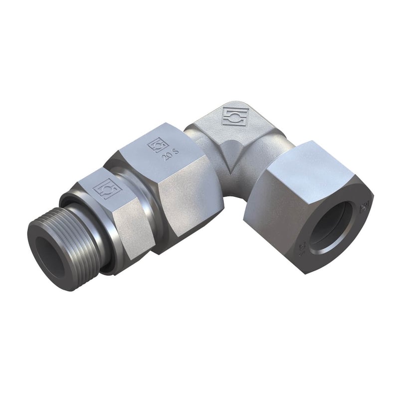 STAUFF 6100206876 Einstellbare Winkelverschraubungen (90°) aus Edelstahl