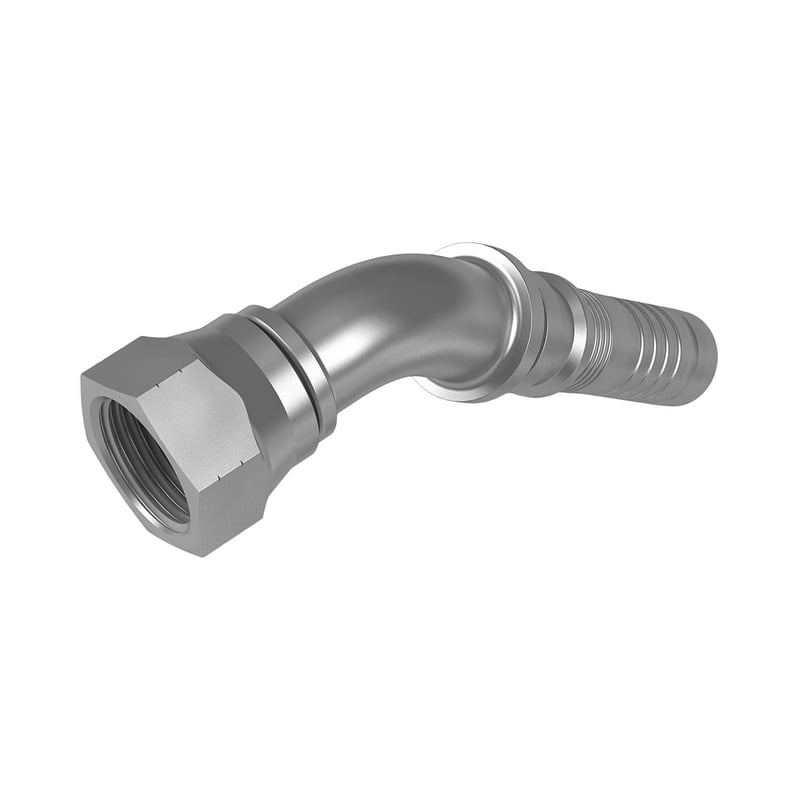 STAUFF 6100095279 45° Schlauchnippel mit Innengewinde aus Stahl (Interlock)