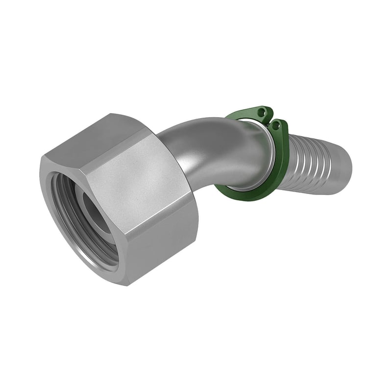 STAUFF 6100096032 45° Schlauchnippel mit Innengewinde aus Stahl