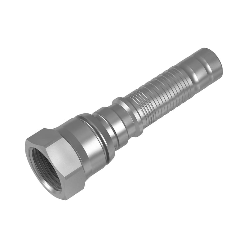 STAUFF 6100095438 Gerade Schlauchnippel mit Innengewinde aus Stahl (Interlock)