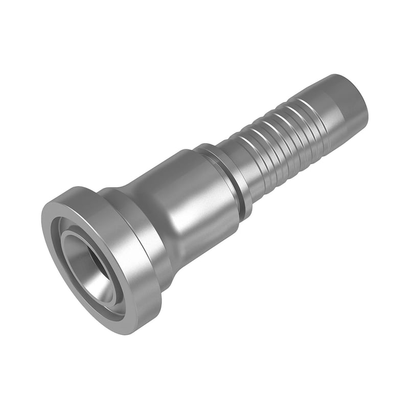 STAUFF 6100096876 Schlauchnippel mit Flanschanschluss aus Stahl