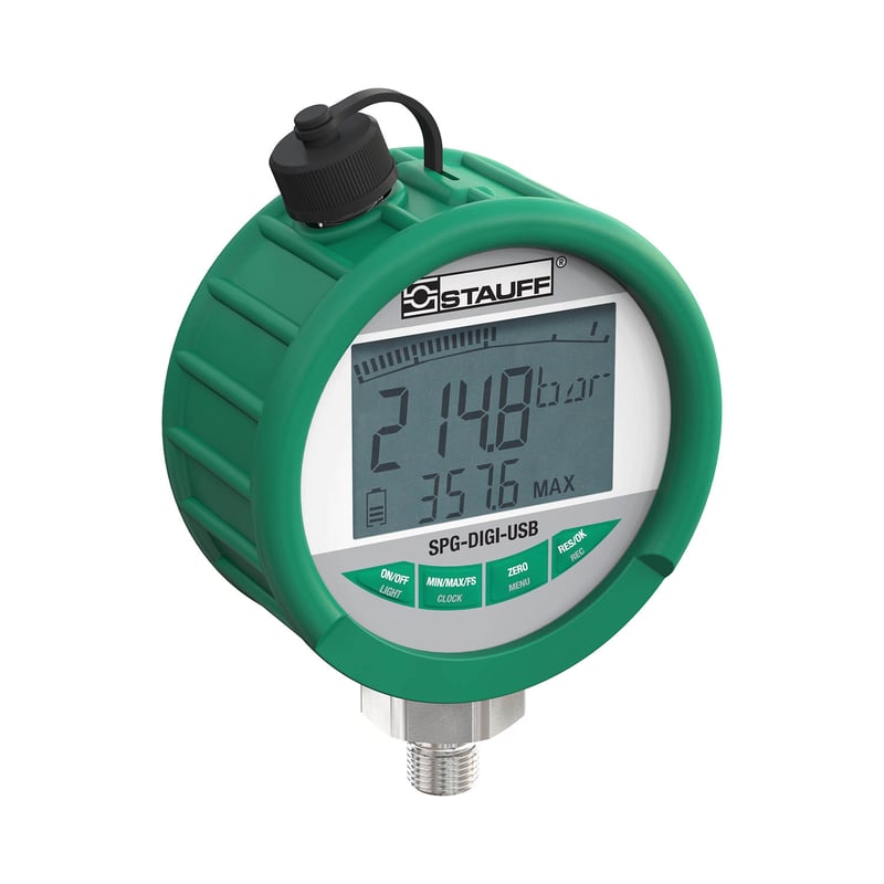 STAUFF 6100163497 Digitale Manometer mit USB-Anschluss