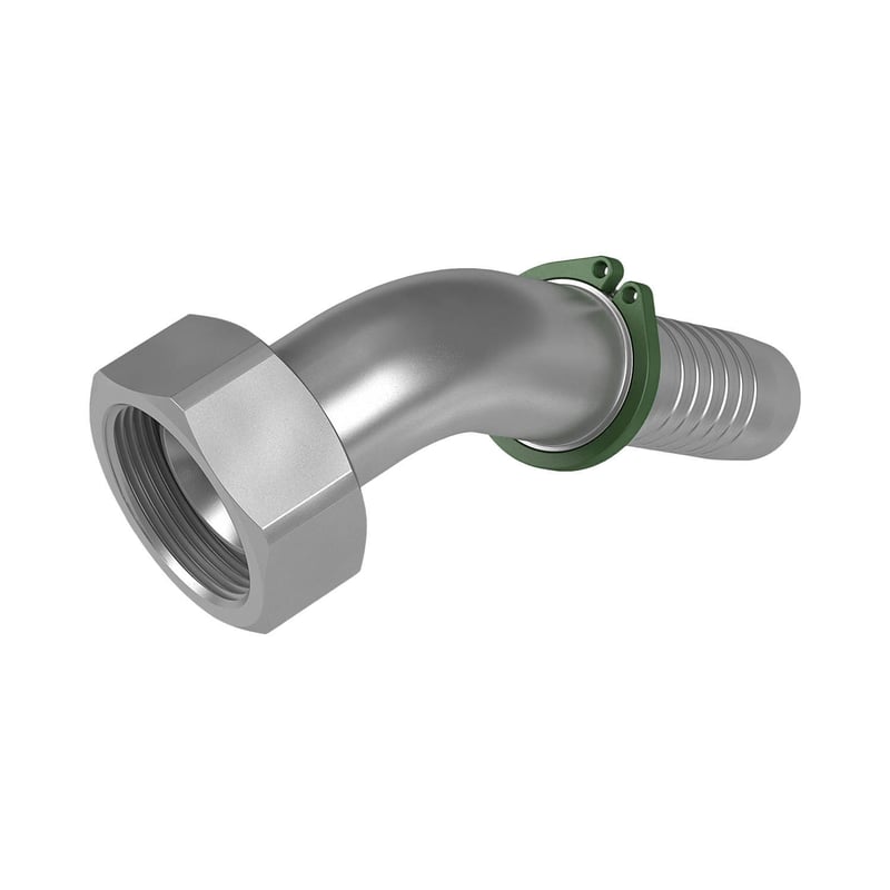 STAUFF 6100096520 45° Schlauchnippel mit Innengewinde aus Stahl