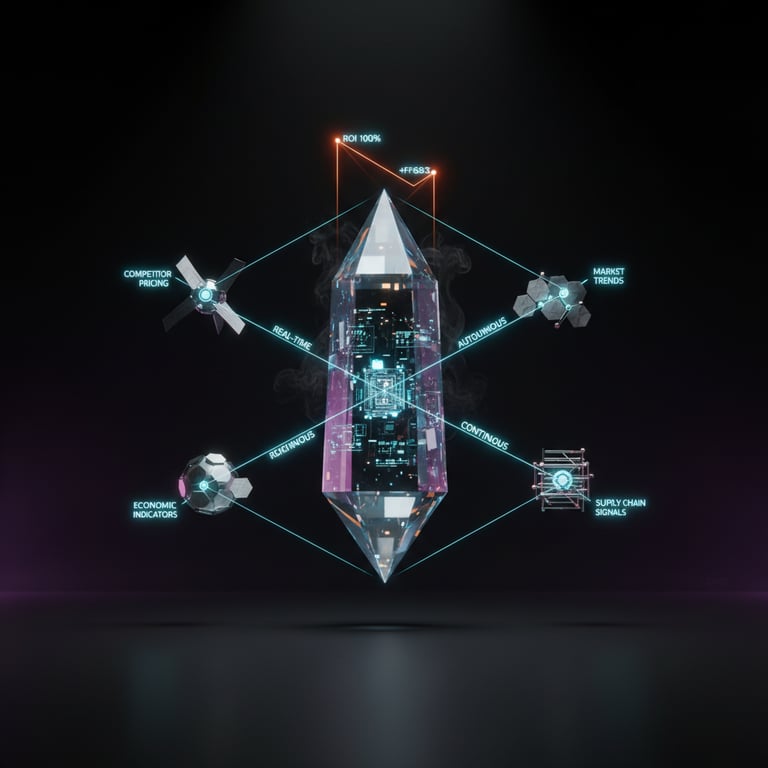 Market Intelligence Engine satellite constellation network