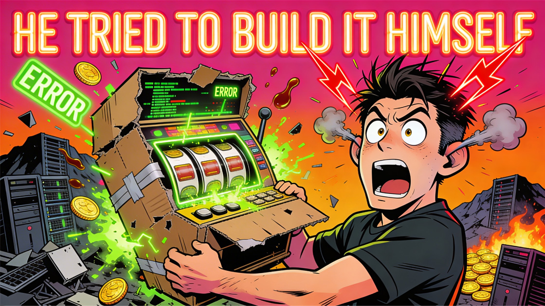 He tried to build original games himself, then THIS happened!