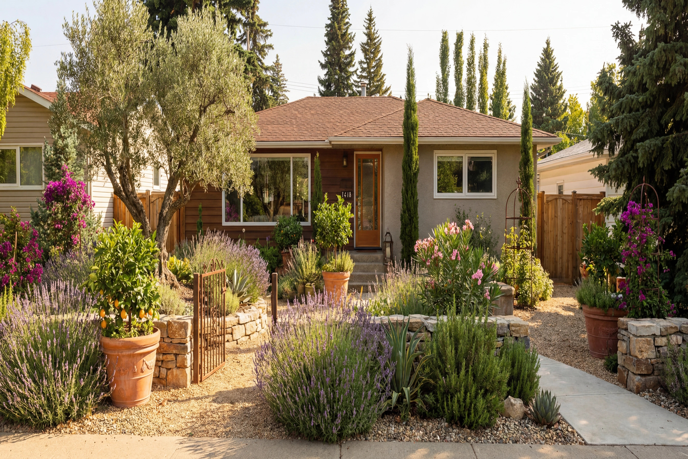 Mediterranean Garden transformation