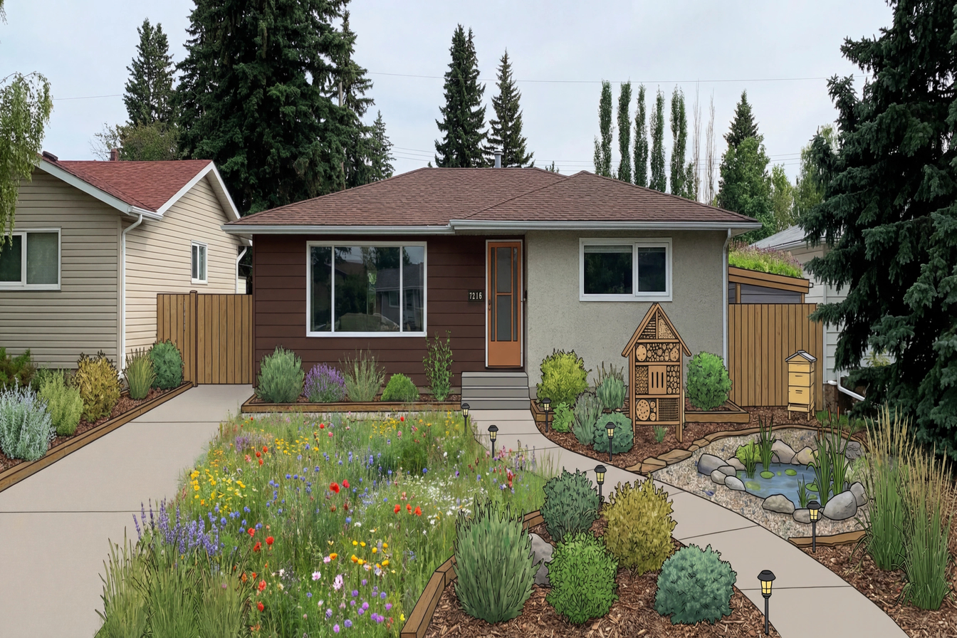 Modern Eco-Garden transformation