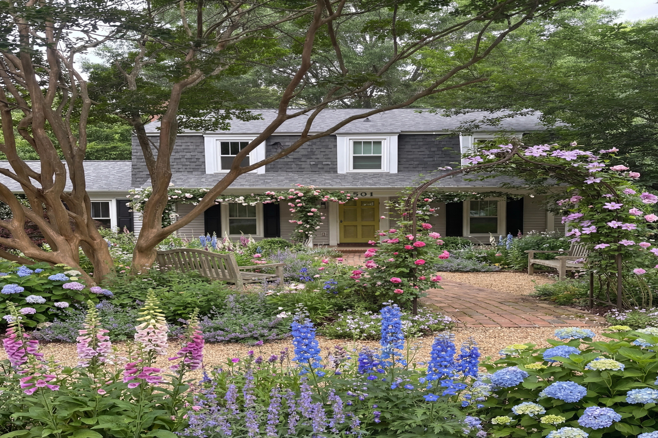 English Cottage Garden transformation