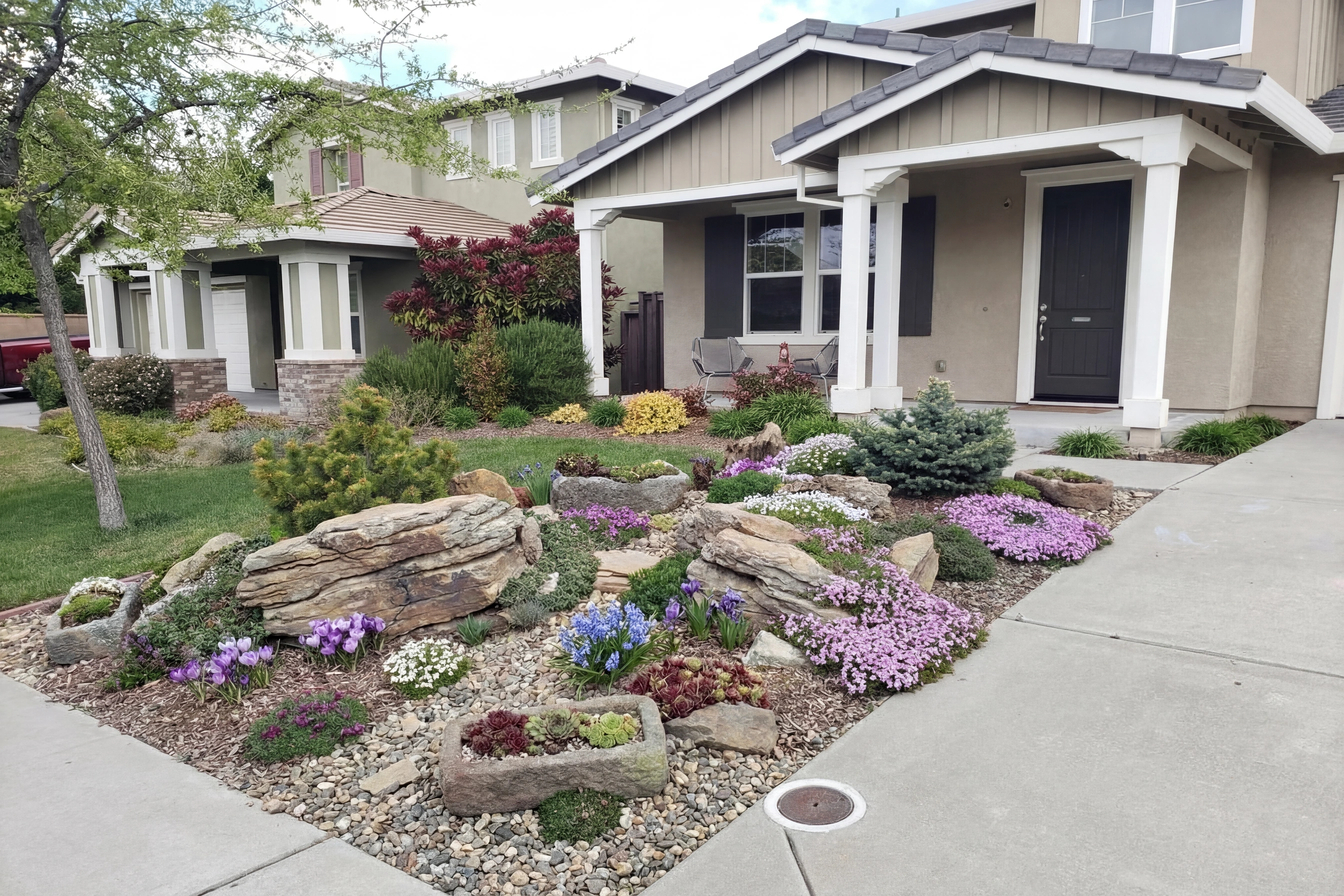 Rock Garden Alpine transformation