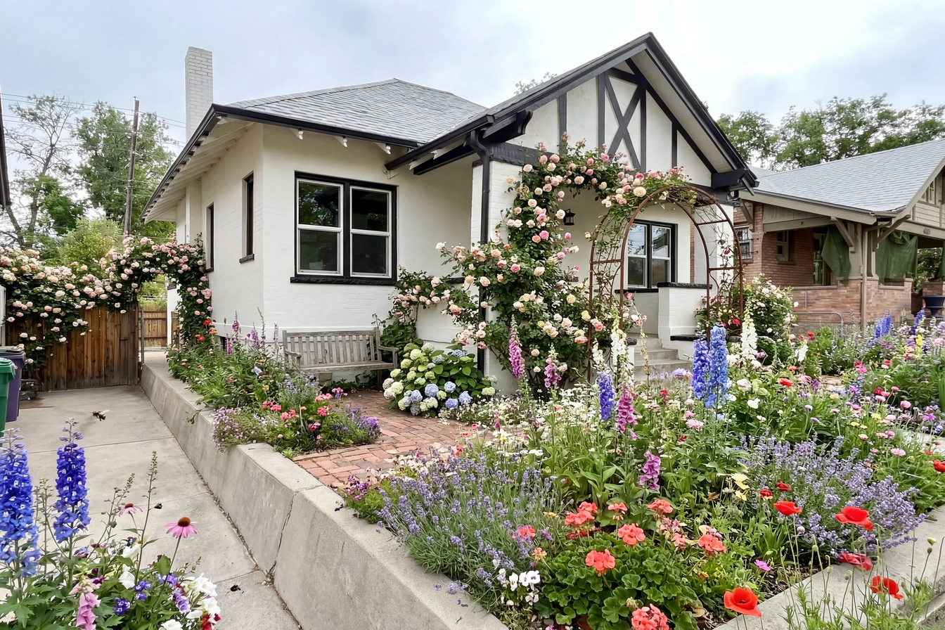 English Cottage Garden transformation