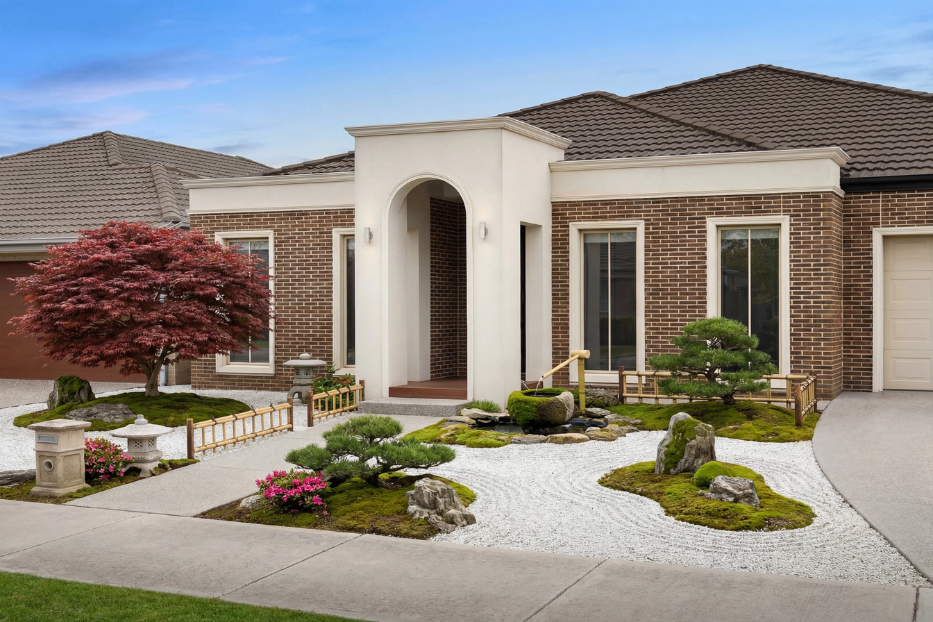 Japanese Zen Garden transformation