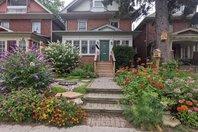 How Can I Make My Front Yard A More Usable Space transformed to Butterfly Garden style
