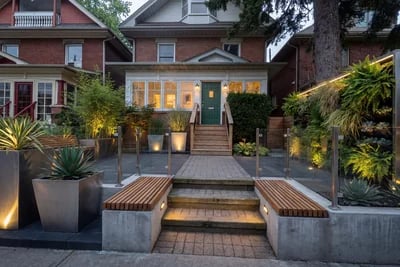 How Can I Make My Front Yard A More Usable Space transformed to Contemporary Urban style