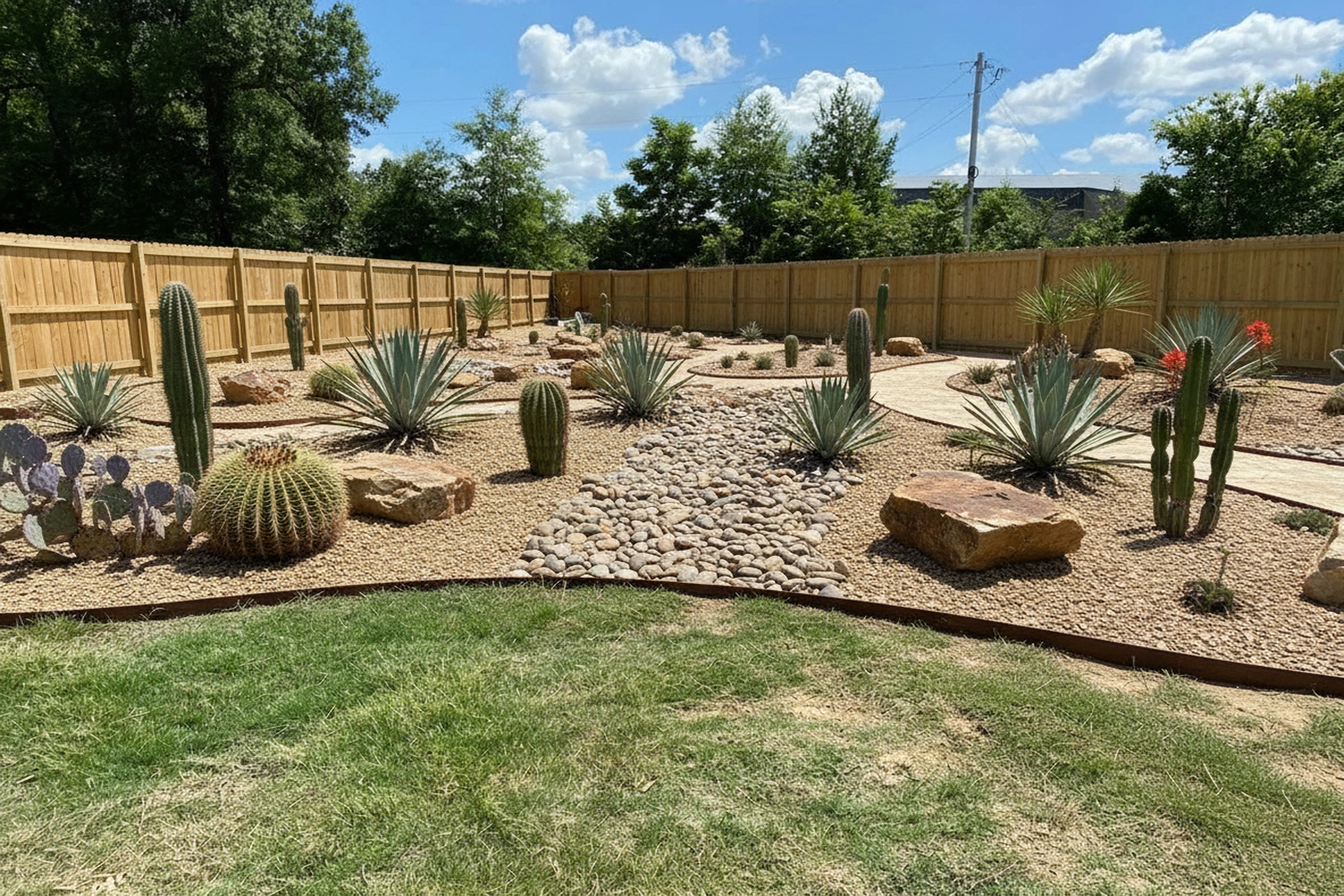 Desert Xeriscape transformation